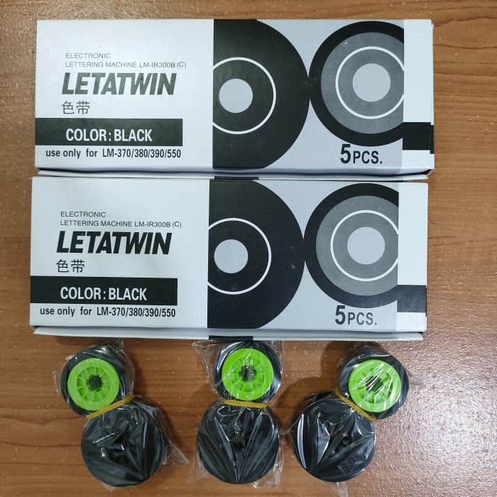 

TINTA INK RIBBON CARTRIDGE PITA LETATWIN LM-IR300B LM 370 380 390A 390 550 550A LM370 LM380 LM390A LM390 LM550 LM550A LM-370 LM-380 LM-390A LM-390 LM-550 LM-550A