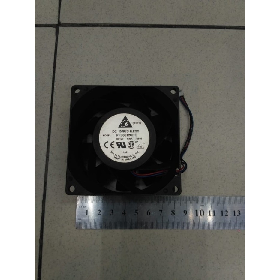 Fan DC 12v/8cm DELTA (1.86a)