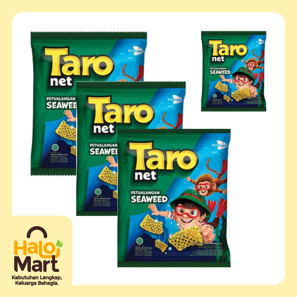 

TARO NET SEAWEED 17GR (3PCS + 1PCS)