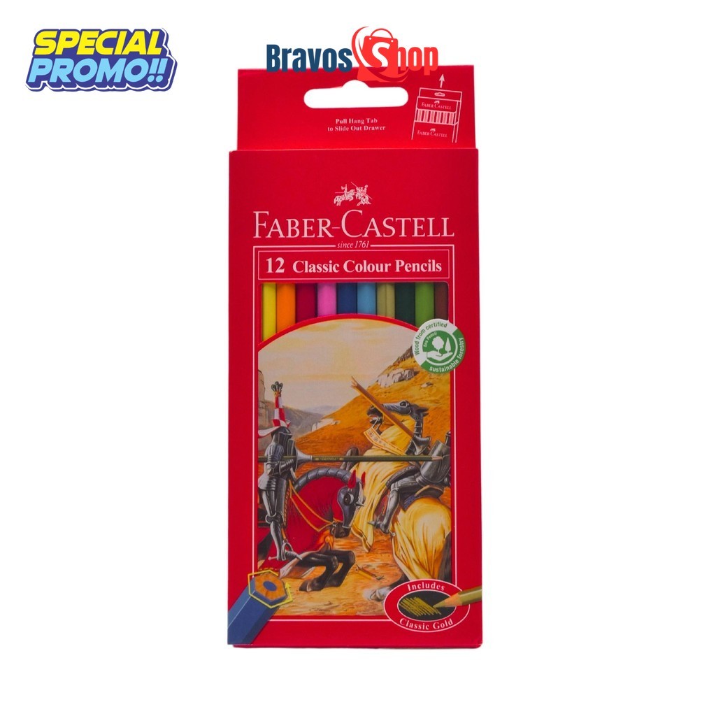 

PENSIL WARNA FABER CASTELL 12 L 115852