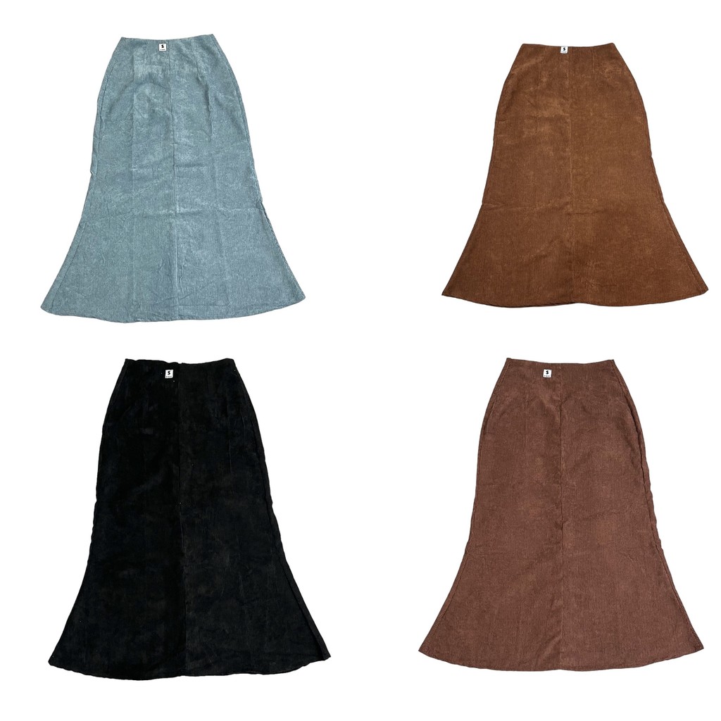 Stiego Rok Corduroy Mermaid /Rok korean /Rok Duyung Corduroy Wanita