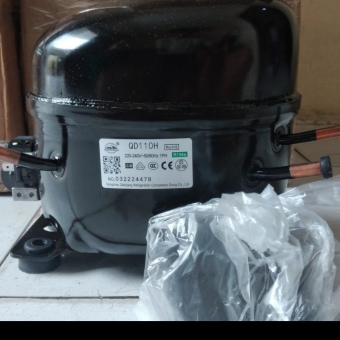 kompresor kulkas wansheng QD110H 1/3pk freon R134