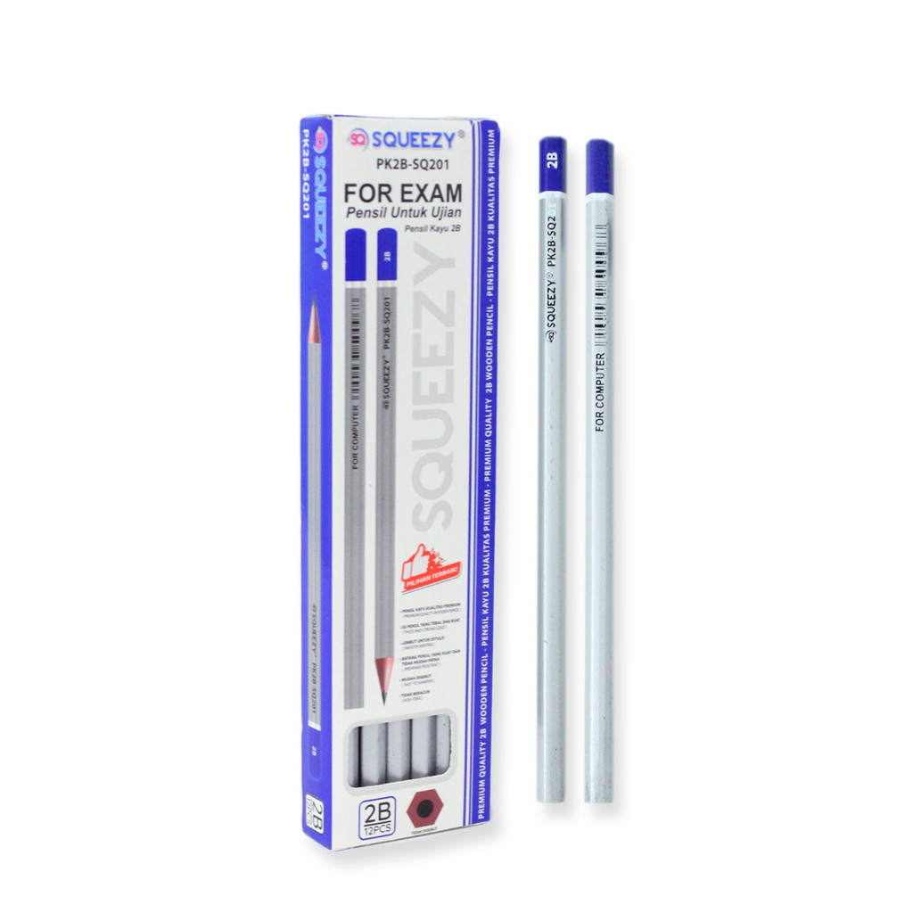 

Squeezy Pensil Kayu 2B Exam PK2B-SQ201