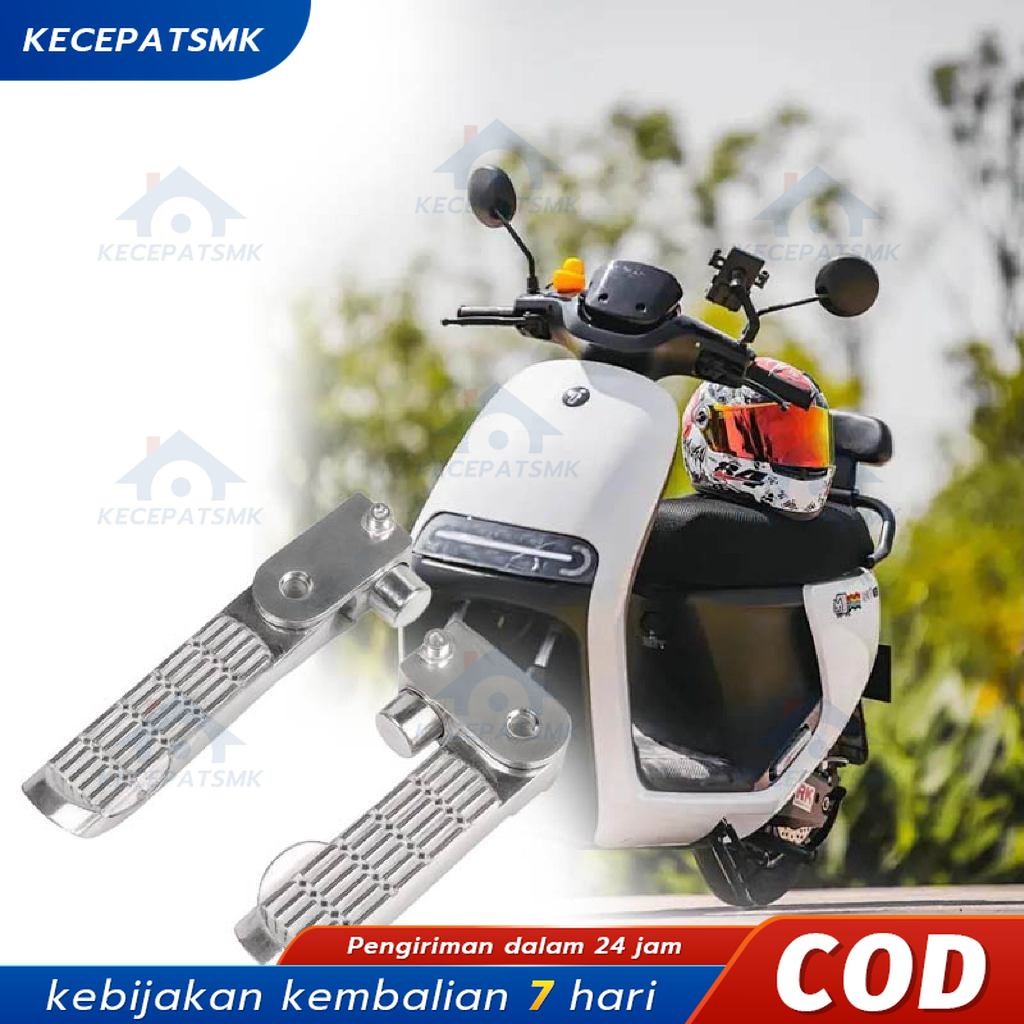 Footstep Front / Foot Step Depan Lipat Pijakan Kaki Depan Universal Sepeda Listrik 1 Set Pijakan Kak
