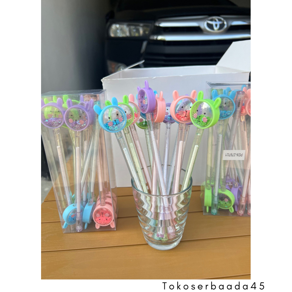 

Pretty Pena Karakter Payet Gliter Bunny Lucu Black Ink Gel Pulpen Murah Gel Bolpen Gel Pastel Alat Tulis Sekolah Kantor