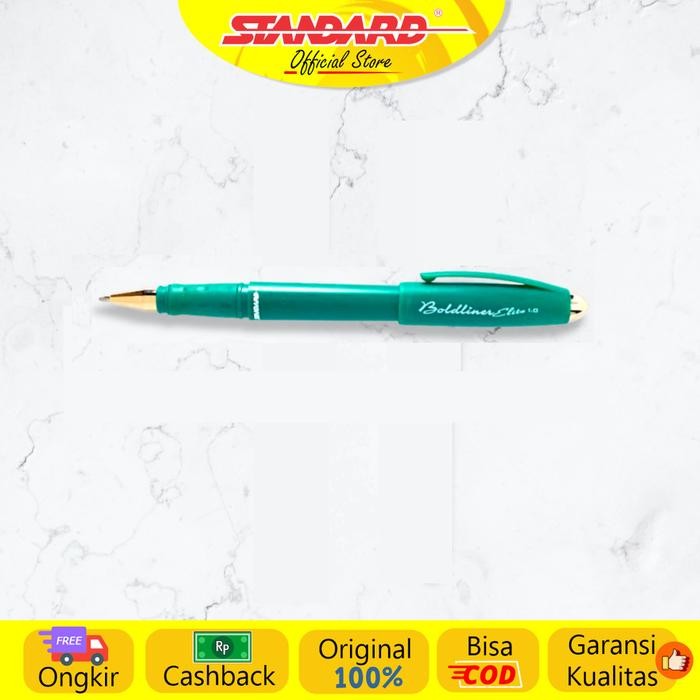 

TERLARIS! Pulpen Gel Boldliner ELITE Standard 1.0mm - Hitam