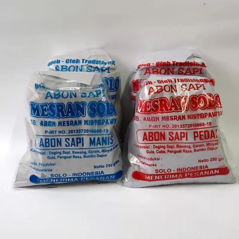 

Abon Mesran Sapi dan Ayam