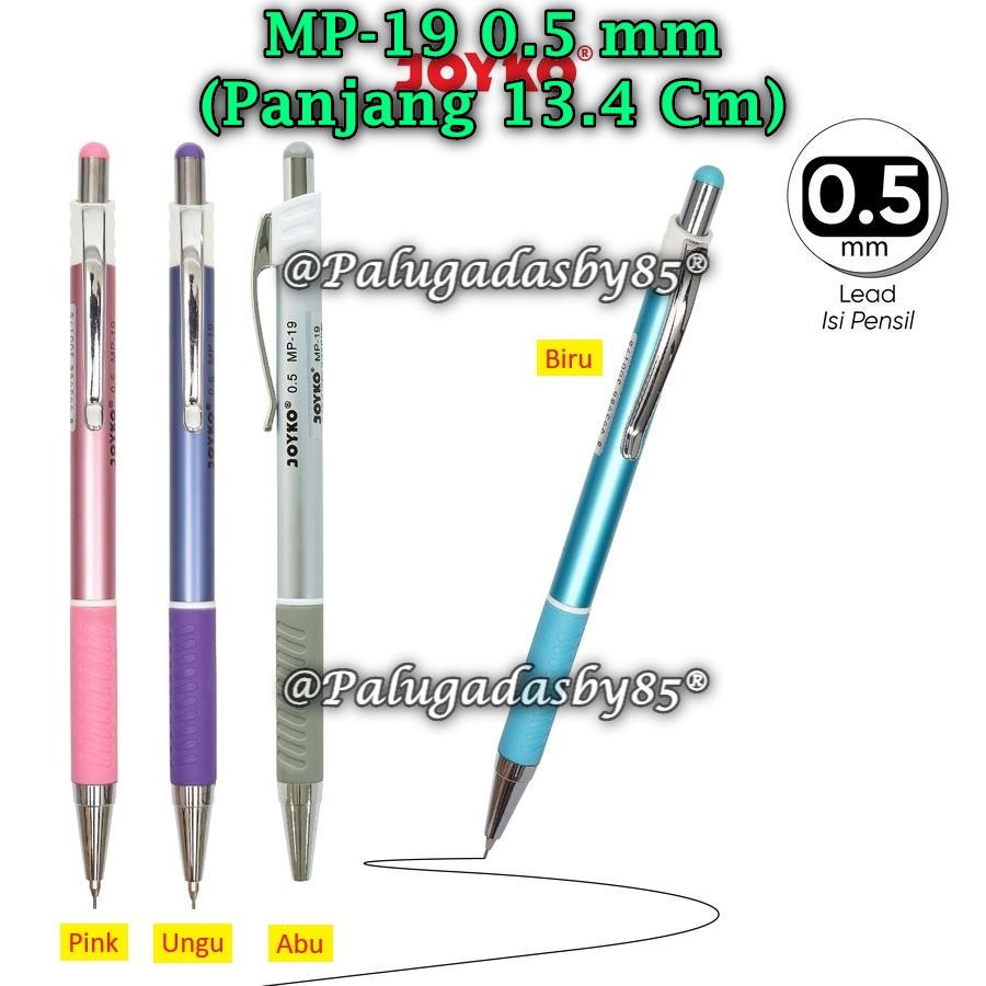 

(1 Biji) Pensil Mekanik JOYKO MP-19 0.5 mm / Mechanical Pencil Joyko MP-19 0.5 mm (1 Biji)