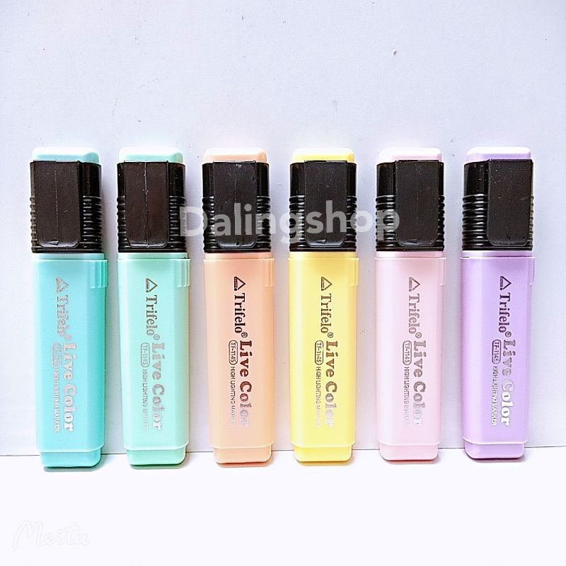 

[ 1 bh ] Trifelo Live Color High Lighter Marker | Stabilo Warna Pastel TF-1145