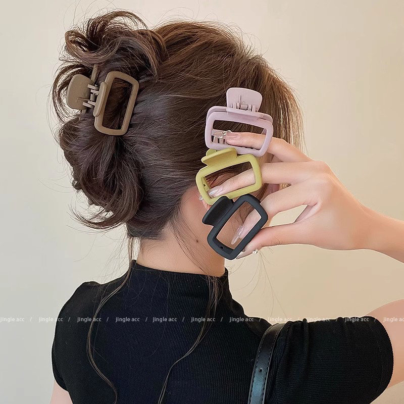 

GROSIR 12pcs Korean Feminim Hairclaw 5cm Hairclip premium MURAH MERIAH