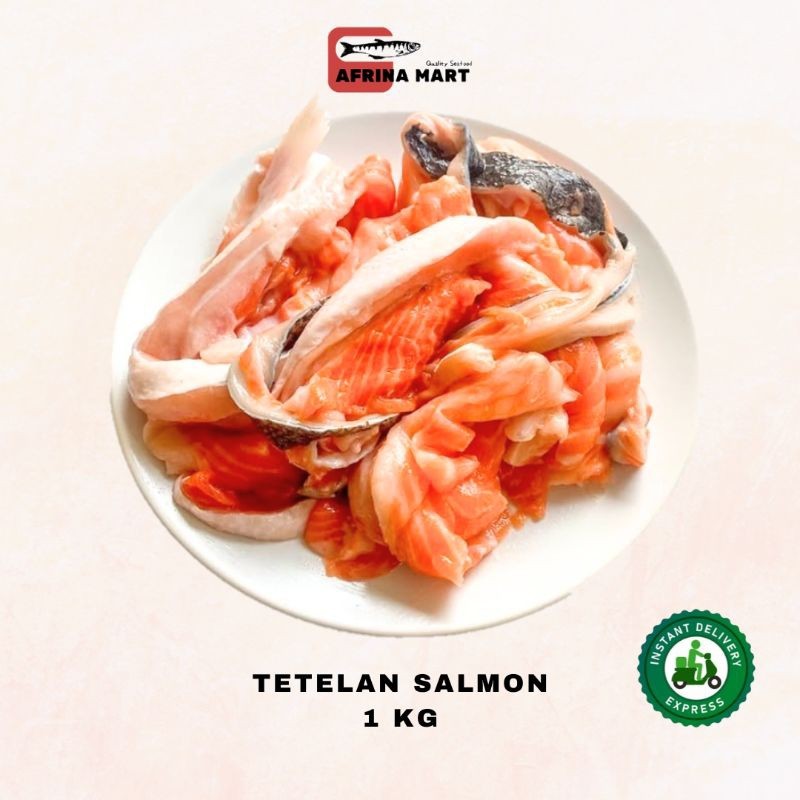 

New Tetelan Salmon 1 kg Frozen - Kirim Instant Afrina MartPremium