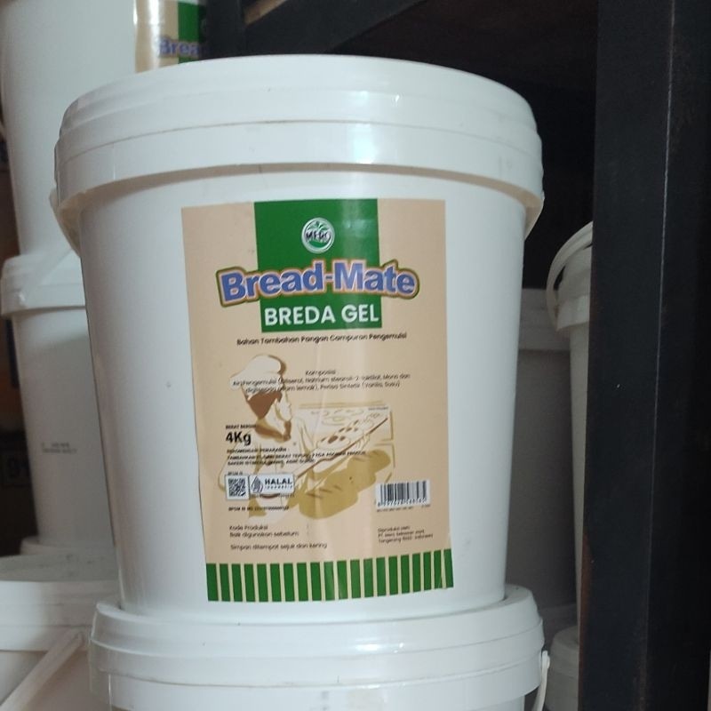 

1 pail bread gel soft bread pelembut donat bakpao 4kg