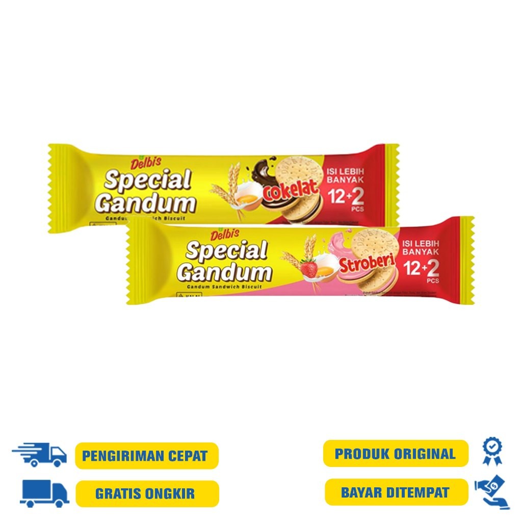 

Delbis Special Gandum 115 GRAM - Chocolatte | Strawberry