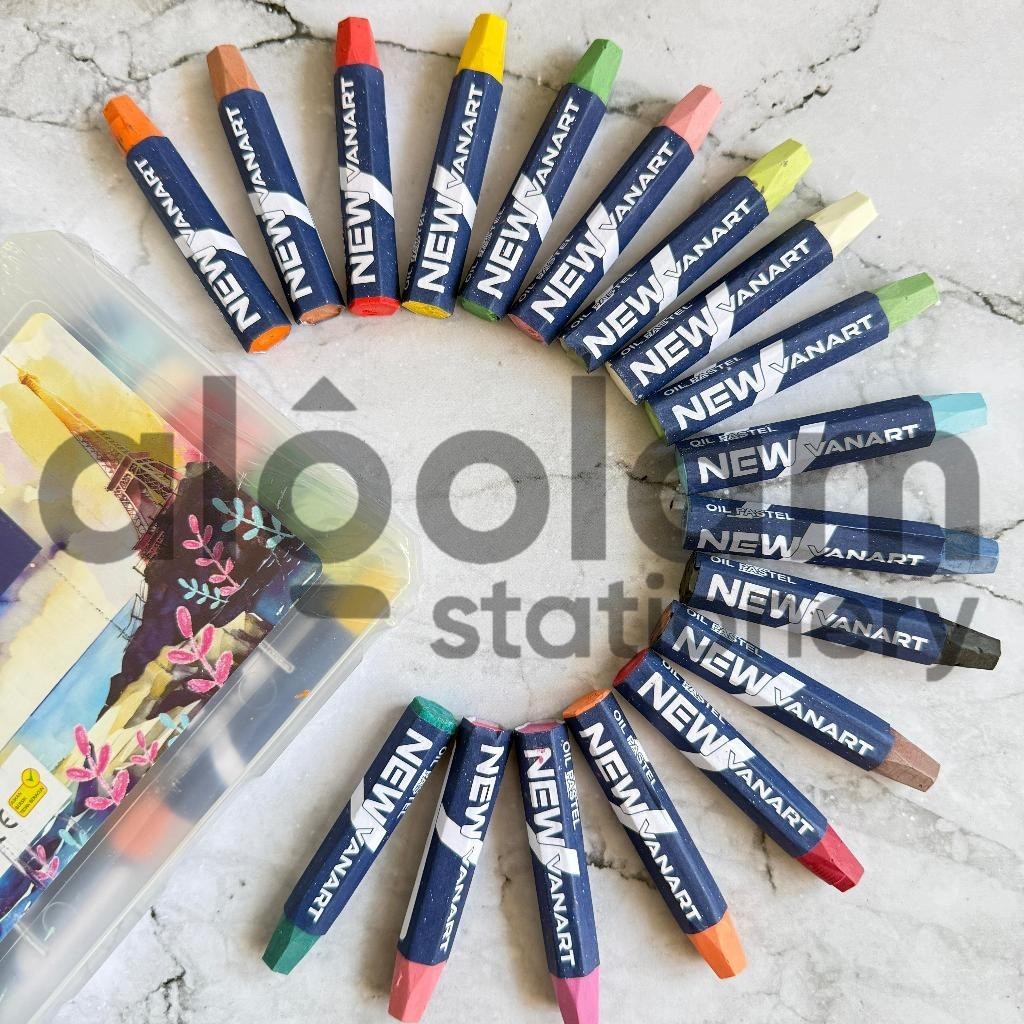 

SATU SET ( 18 WARNA ) Krayon Crayon 18 Warna Van-Art lengkap