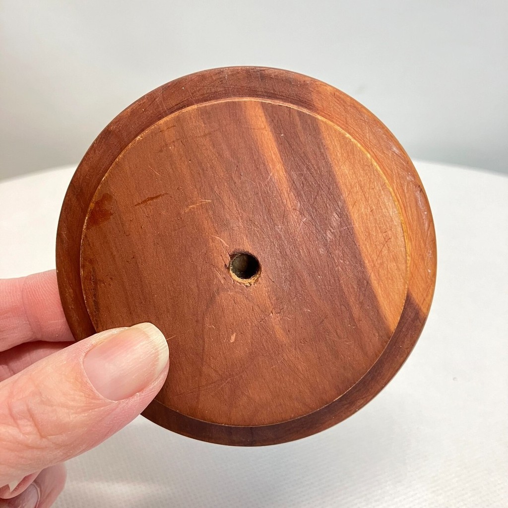 Tutup Gelas Kayu / Penutup Gelas Kayu Mahoni / Tutup Gelas Kayu Dengan Lubang Sedotan