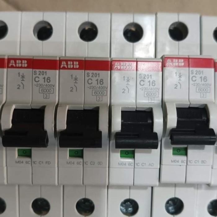 mcb ABB S201 C16 1P 16A 6KA 1phase S 201