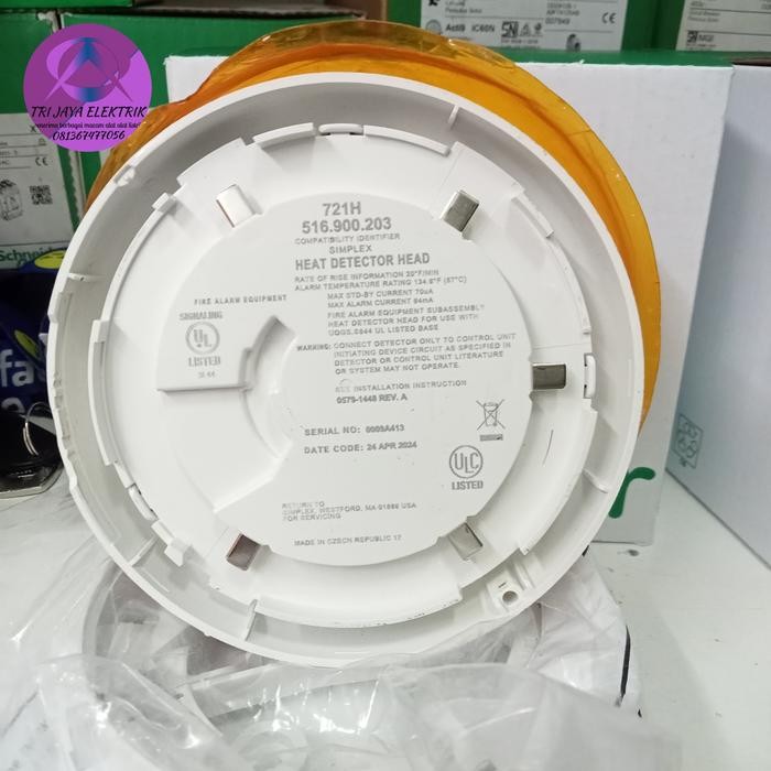 heat detector simplex 721h