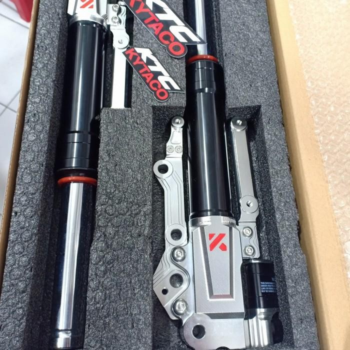 upsidedown ktc kytaco nmax 155/ shock usd suspension nmax ktc kytaco - gold