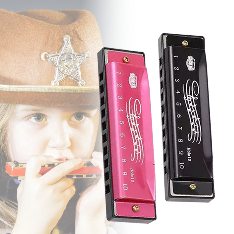 Harmonika Chromatic 10 Hole Harmonika Kromatik Harmonica Dengan Kotak Harmonica Chromatic Logam