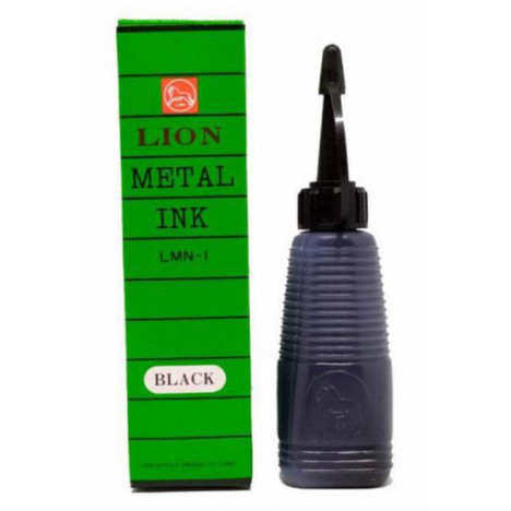

Tinta Lion Metal Ink Black [Per 1 Pcs]