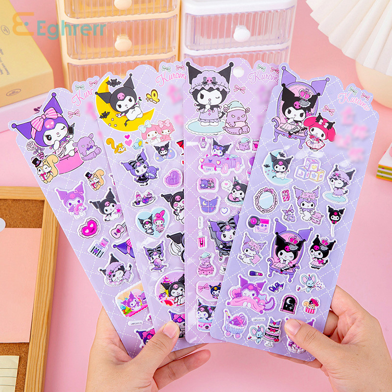 

Eeghrerr Cute Scrapbook Sticker Pack DIY Decorative Material Stickers Bronzing Cartoon