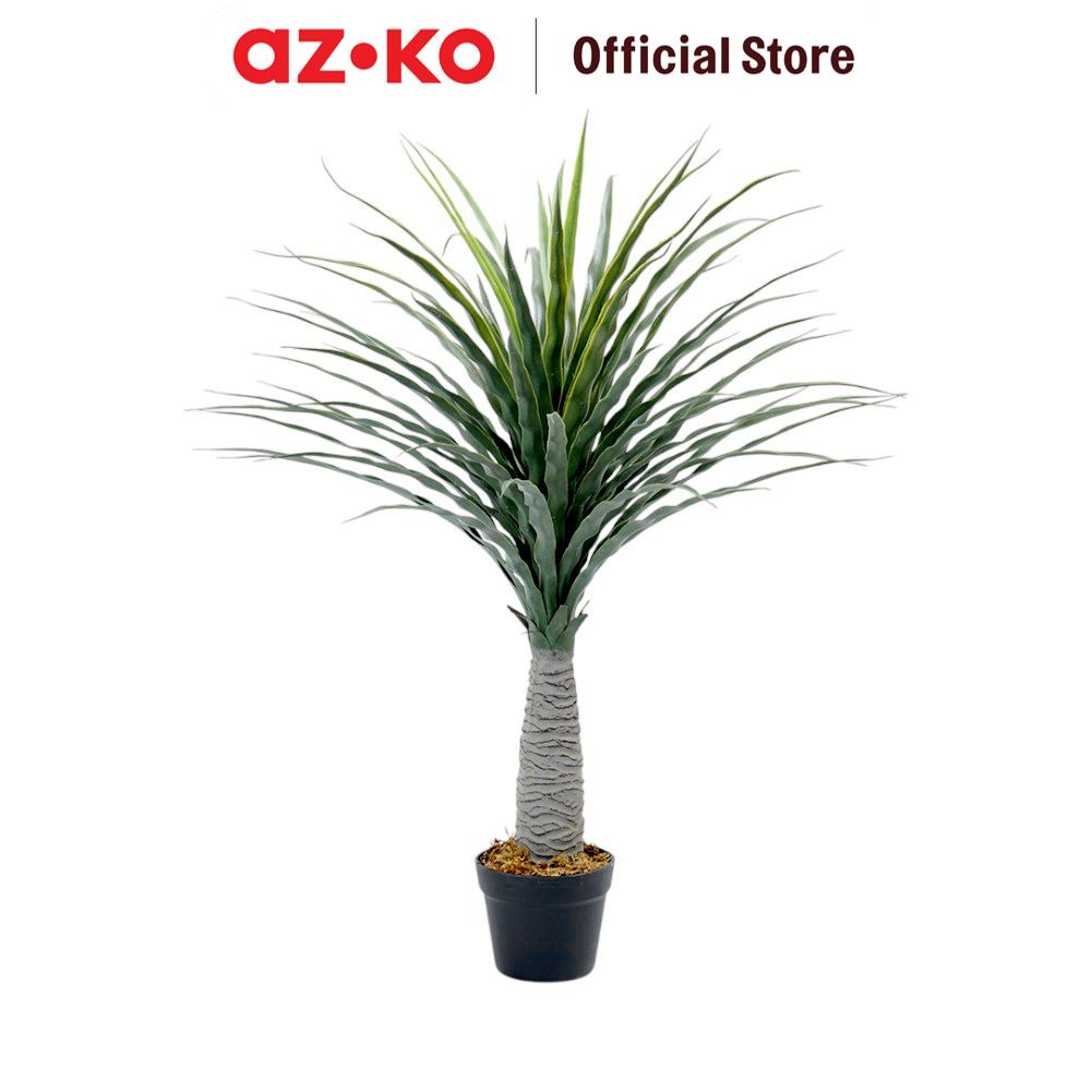 AZKO Arthome 85 cm Tanaman Artifisial Yucca Dengan Pot - Hijau Tumbuhan Tanaman Buatan Dekorasi Plan