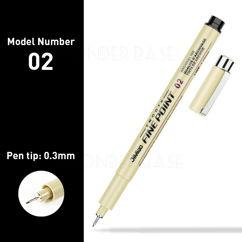 

12 Nibs Pigment Liner Micron Ink Marker Pen for Manga Draw Sket ing Needle Pen Hook Line Pen Sket Stationery Set Art Supplies