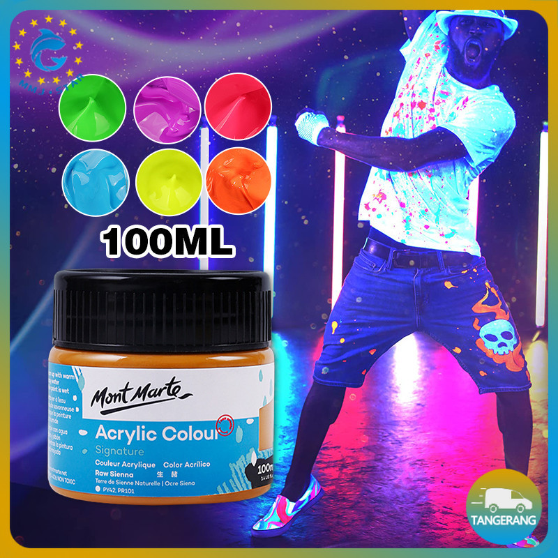 

Cat Glow in The Dark Premium Cat Sepatu Akrilik 100ml Menyala Untuk Kain Canvas Kulit