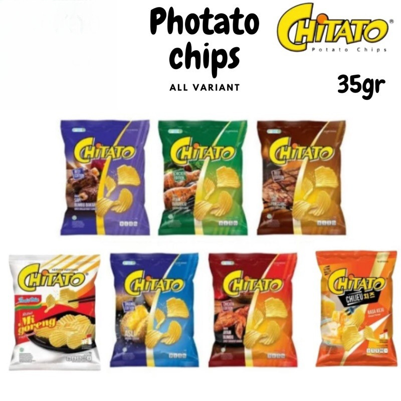 

Chitato Kerupuk 35gr / Kripik Kentang Chitato 35 gram (1 bungkus)