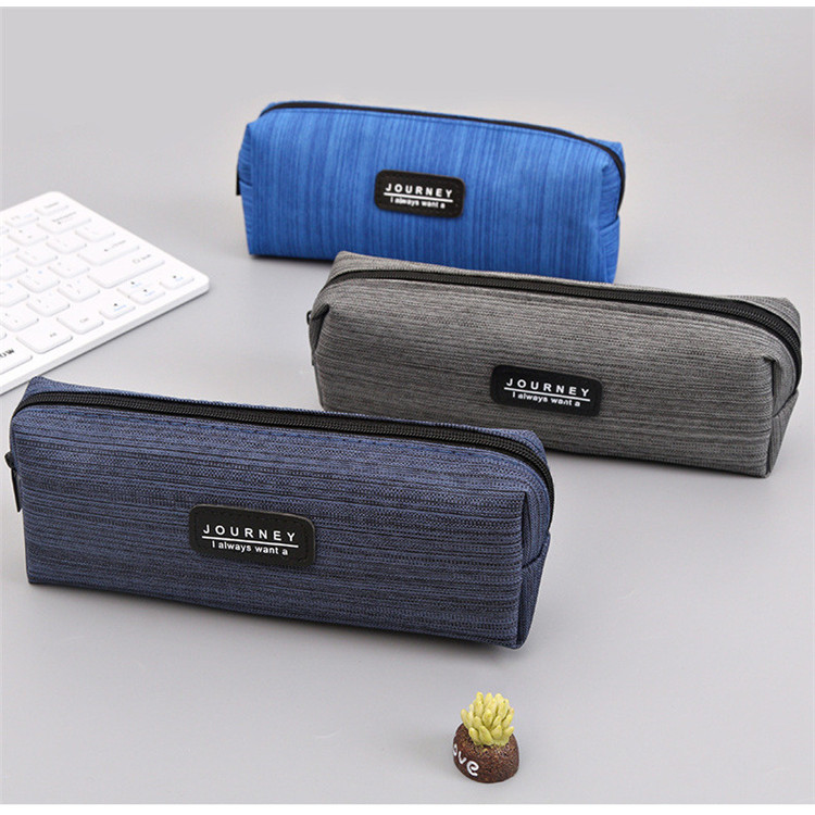 

Kawaii Creative Pencil Cases Carry Zipper Pen Box Oxford Cloth Material Pencil Bag Office School Supplies Stationery