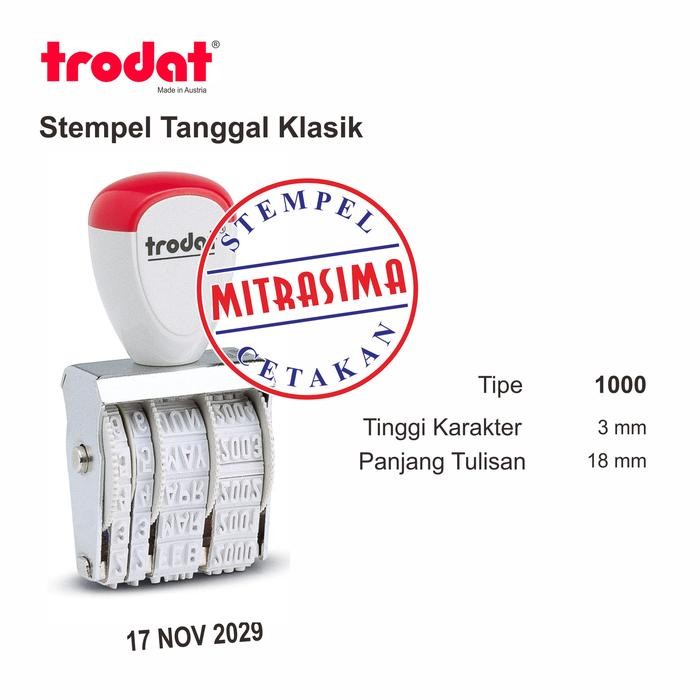 

Stempel klasik tanggal - Tipe 1000 - 3mm