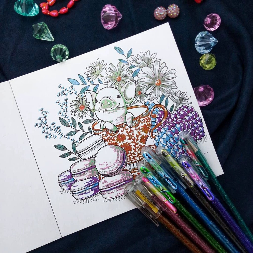 

Pentel K110 Dual Metallic Liquid Gel Roller Pen 1.0 mm Shiny Gel Pen