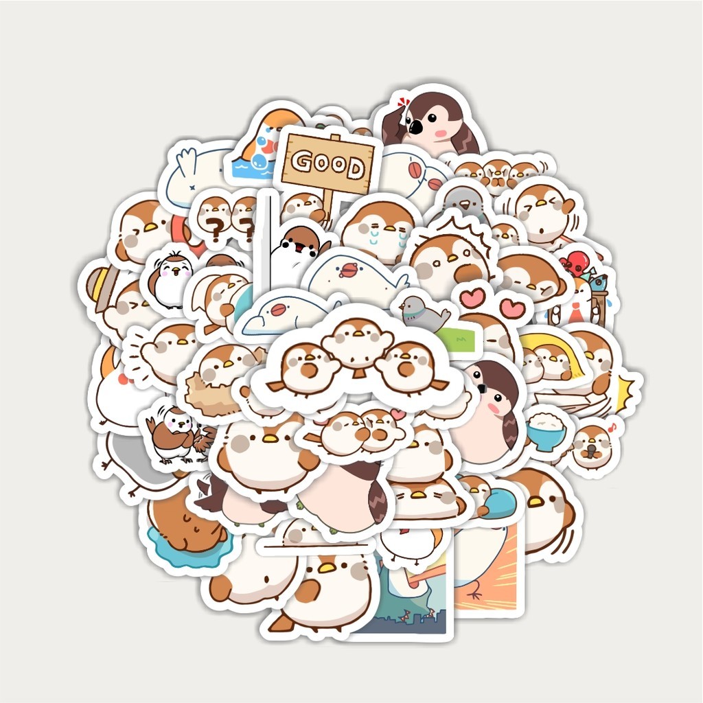 

Sticker Pack Sticker Hewan Burung Pipit | Sticker TUMBLR | Stiker LAPTOP KOPER HELM
