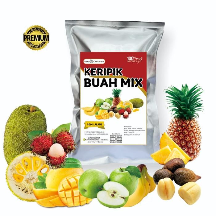 

Keripik Buah Mix Premium isi 200 gram - Oleh Oleh Khas Malang