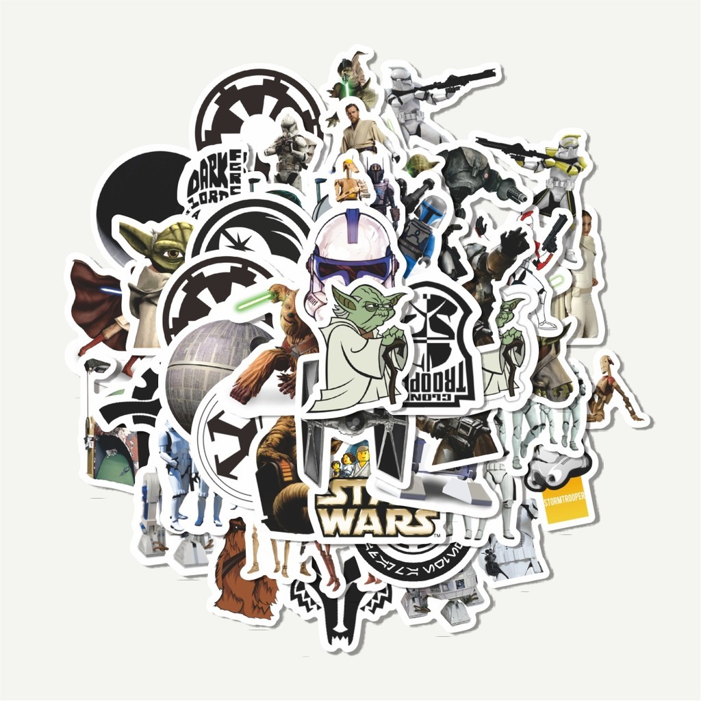 

Sticker Pack Stiker Kartun Star Wars The Clone Wars | Sticker TUMBLR | Stiker LAPTOP KOPER HELM