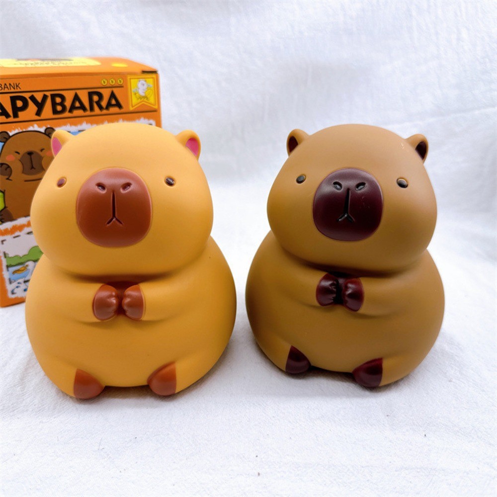 

Savings Tank Capybara Piggy Bank Decorative Large Capacity Capybara Money Boxes Collectible Model Capybara Kids Storage Box