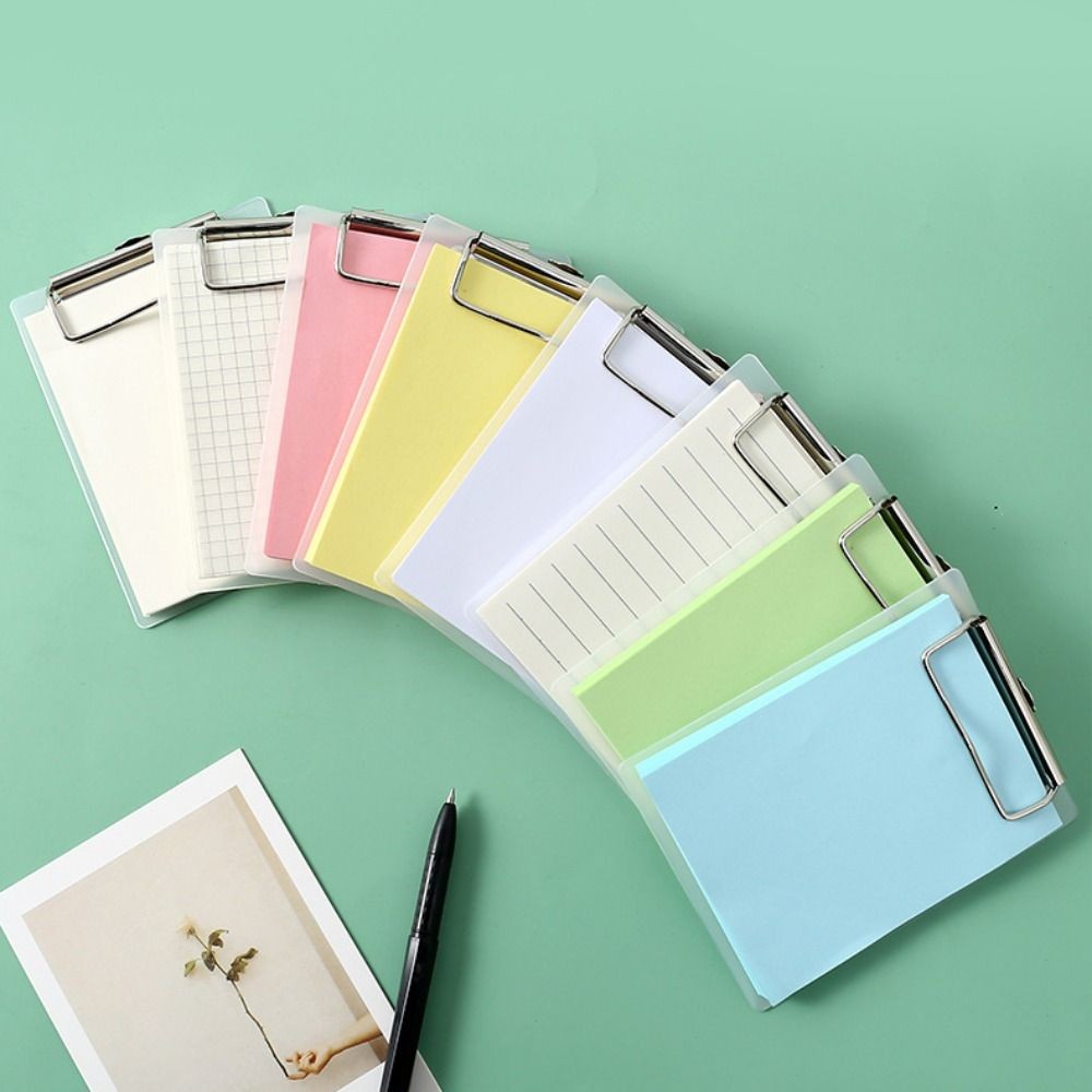 

2-in-1 A6 Folder Board Note Paper Creative Notebook Students Gift Memo Pad Multi-function Stationery Notepad
