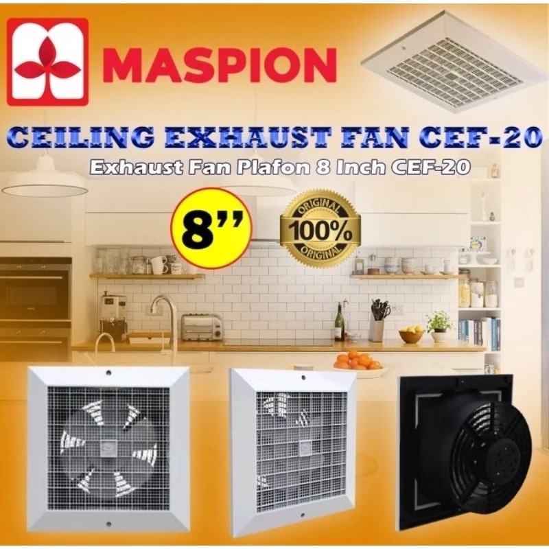 Exhaust FAN MASPION 8" Inch CEF-20