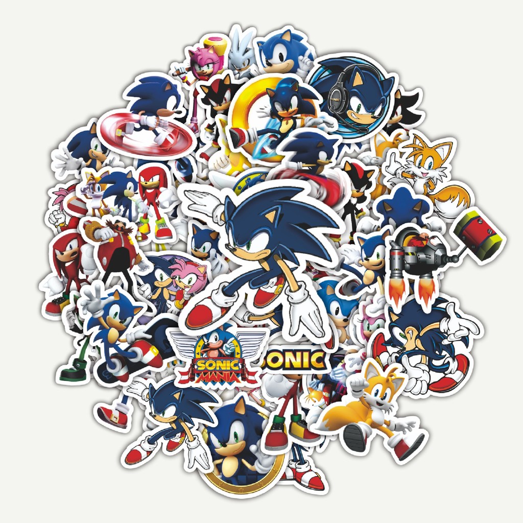 

Sticker Pack Stiker Kartun Sonic the Hedgehog | Sticker TUMBLR | Stiker LAPTOP KOPER HELM