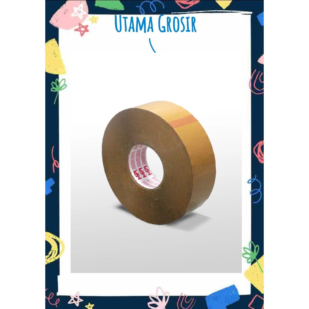 

UG Lakban Bening - Lakban Cokelat 45 mm x 500 Yard Master Pack Indonesia