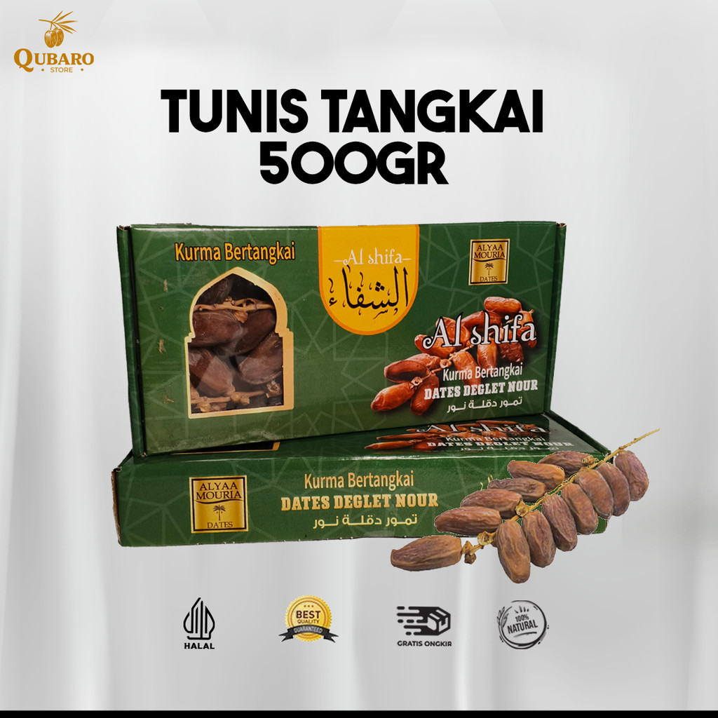 

KURMA TUNIS TANGKAI AL SHIFA BOX PREMIUM / TUNIS BERTANGKAI DATES DEGLET NOUR