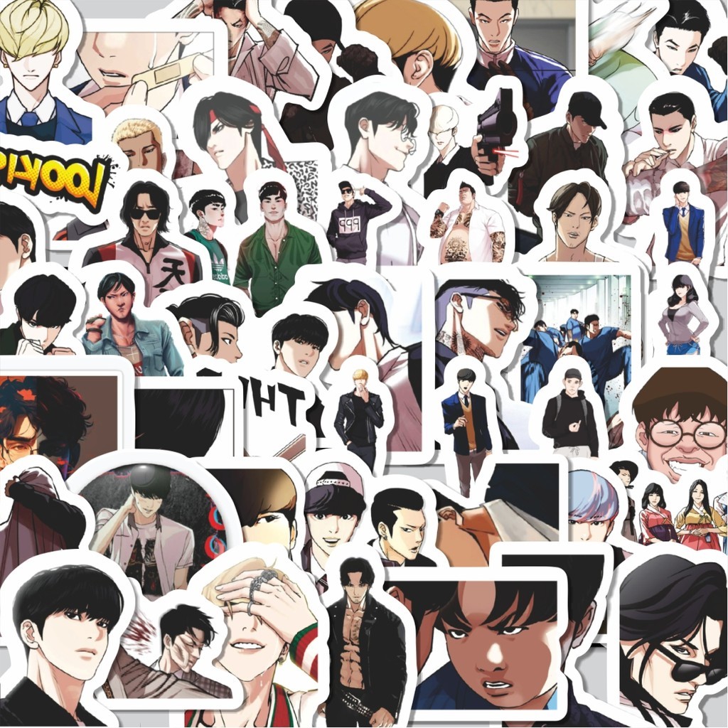 

Stiker Cutting Pack Stiker Webtoon Lookism Stiker Isi 100Pcs Series Aesthetic Lucu Keren Untuk Koper Bahan Vynil