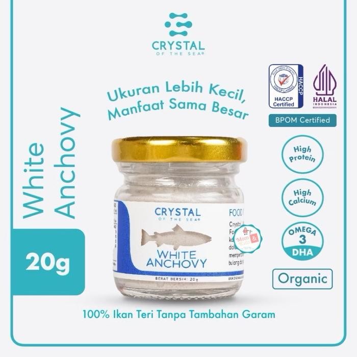 

Best Promo~[Bisa COD] Crystal Of The Sea Food Powder Bubuk 20GR | Tepung Teri Gabus Salmon Udang Seaweed | Kaldu MPASI Bayi - White Anchovy 20GR, Crystal Of The Sea