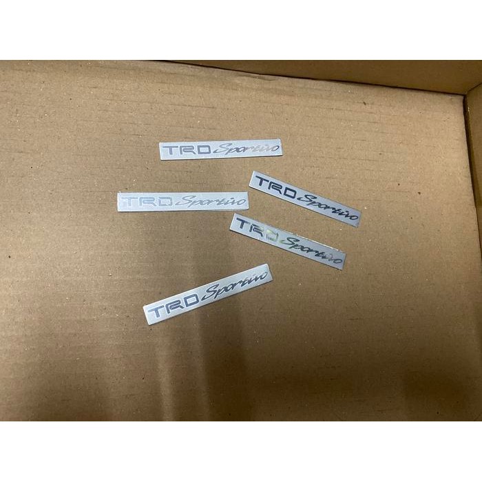 Emblem TRD sportivo lips spoiler Toyota Rush Fortuner Innova Yaris