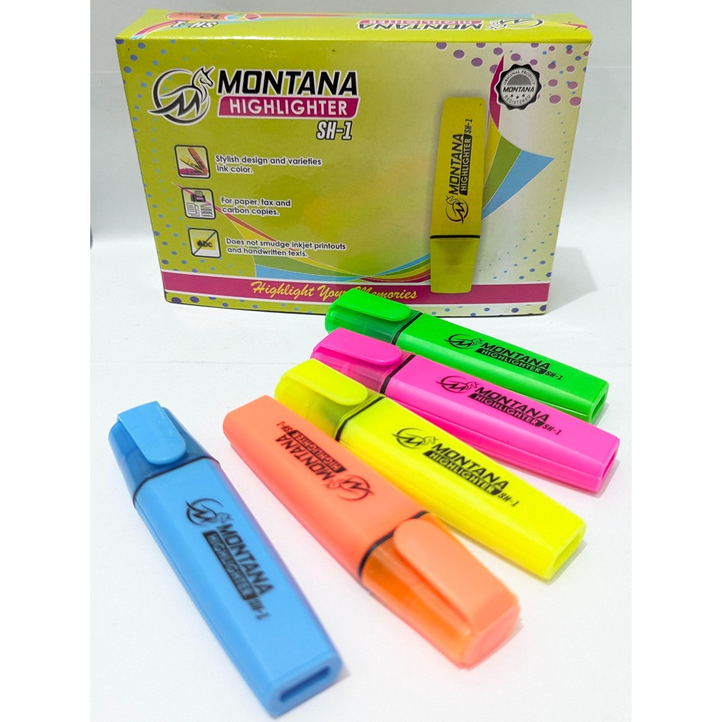 

STABILLO WARNA MURAH GOOD QUALITY MONTANA ISI 12 PCS peng hapus Stationery