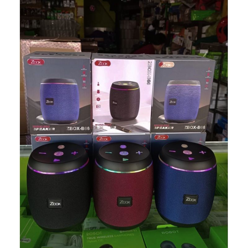 Speaker Zbox Bluetooth B66/zb-130 LED