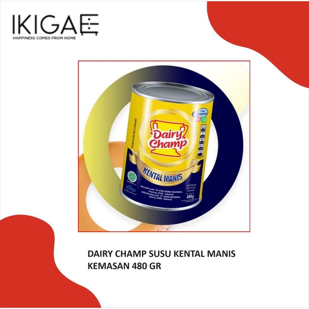 

DAIRY CHAMP KRIMER KENTAL MANIS / DAIRYCHAMP KENTAL MANIS 480 GR