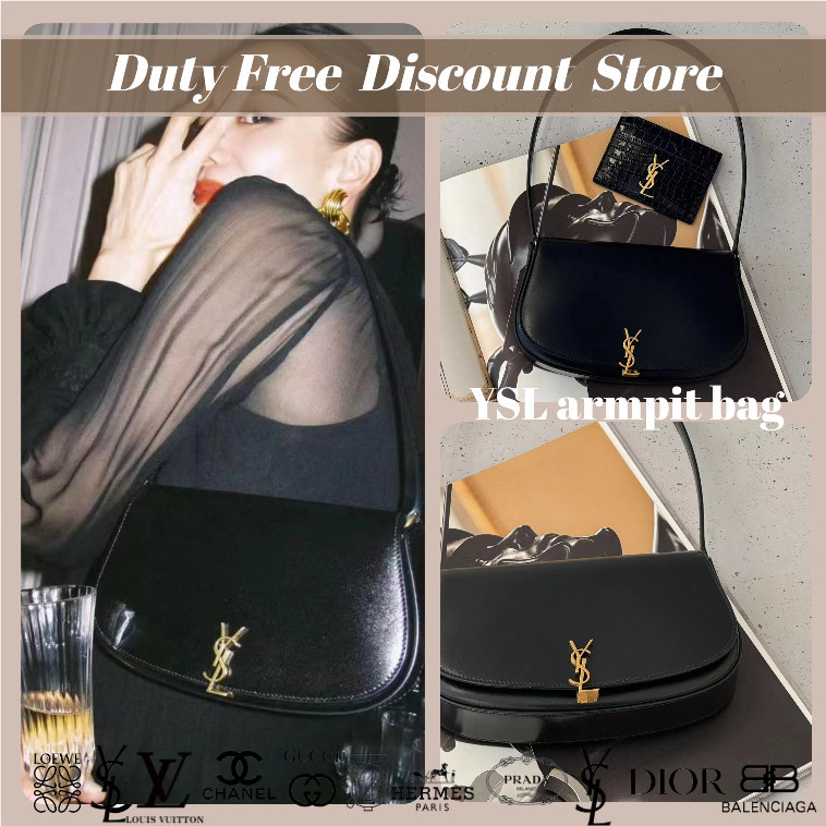 YSL Saint Laurent VOLTAIRE LEATHER MINI HARUS Crossbody Bag / Tas Ketiak 779642 Garansi Dua Tahun As