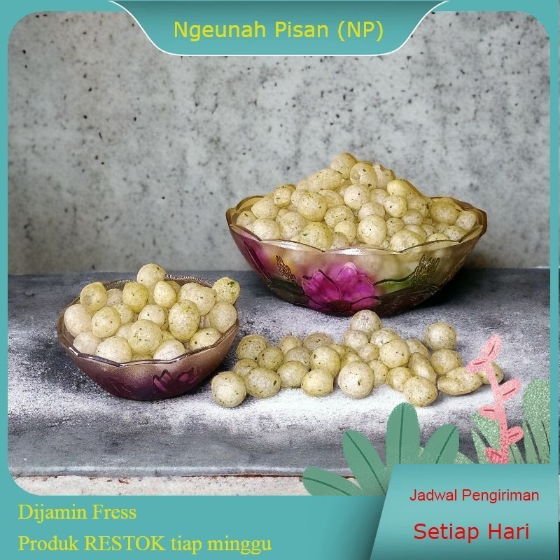 

Cimol Kering Cemilan Khas Lewo Alias Endog Lewo Varian Asin Daun Jeruk