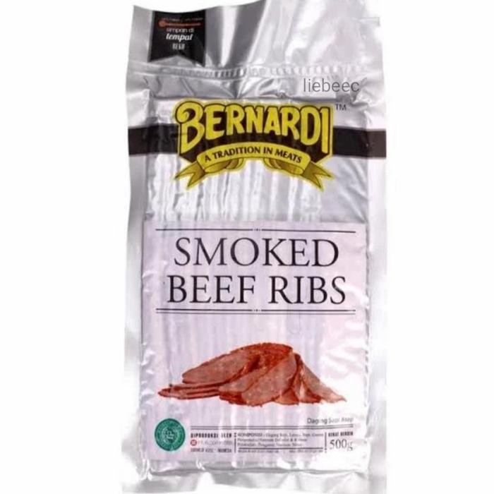 

[PROMO EXP TERBARU] Bernardi Smoked Beef Ribs 500 gr / Rib 500gr Bergaransi Terlaris